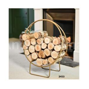 Support à bois de chauffage pour intérieur, support de supports à bois de chauffage supports en bois d'extérieur pour bois de chauffage support de bûche de stockage de bois de feu en acier robuste - Product Image 3