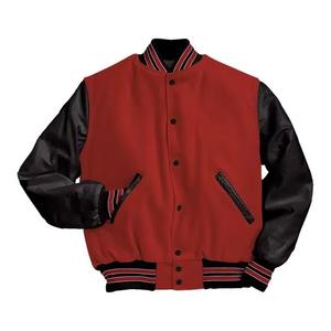 Veste universitaire pour homme de haute qualité avec logo personnalisé 2025, vente en gros OEM, style décontracté à double boutonnage pour l'hiver, taille XS, logo sur le devant - Product Image 5