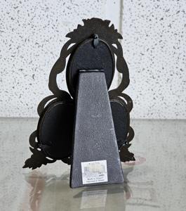 Beautiful Floral Engraved <b>Black</b> 3 in 1 <b>Photo</b> <b>Frame</b> Decorative Picture Holder for Tabletop Home Office Gift Memories - Product Image 3