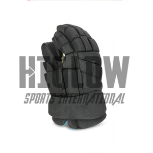 Gants de hockey sur glace HI-GLOW SPORTS INTERNATIONAL - Cuir et fibre de carbone, fermeture à pression réglable, légers, durables, toutes tailles - Product Image 3