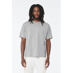 BELLA + CANVAS Hombres 6 oz. Camiseta de algodón pesado Premium Camiseta de algodón pesado de gran tamaño ajustada transpirable - Product Image 1