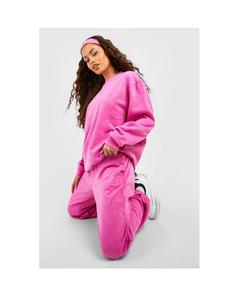 2025 Ensemble de survêtement épais pour femmes en détresse à l'acide personnalisé 2 pièces du fabricant pour la saison de printemps - Product Image 4