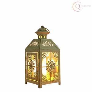 Portavelas Decorativo de Metal, Farol para Decoración del Hogar en Ramadán |   Mejora la Luz Cálida Interior, Resistente al Agua, Color Personalizable, Logotipo - Product Image 6