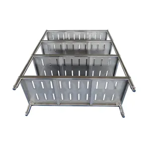 Offre spéciale Qualité supérieure Installation facile Support 4 étagères Commercial en acier inoxydable 4S.1200 Prix de gros Hôtels Restaurants - Product Image 5