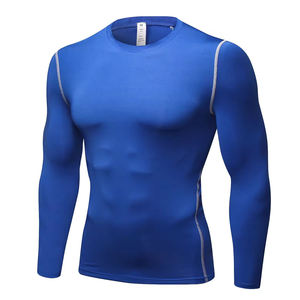 Camisetas de Compresión Personalizadas de Manga Larga para Hombre, Venta al por Mayor, Impresión Personalizada, Ropa de Gimnasio de Secado Rápido - Product Image 1
