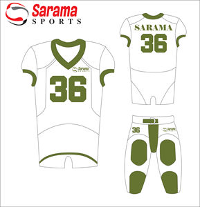 Nouveau meilleur uniforme de football américain de sublimation uniforme de football de prix raisonnable de qualité supérieure, - Product Image 1