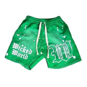 Tom Short décontracté en coton lavé à l'acide imprimé pour homme - Product Image 4