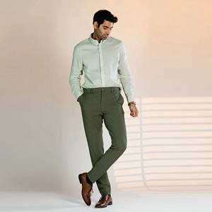 Neohope, pantalones ajustados personalizados de alta calidad para hombre, pantalones elásticos de algodón de nailon con cremallera, pantalones de golf chinos formales de diseñador para hombre - Product Image 4