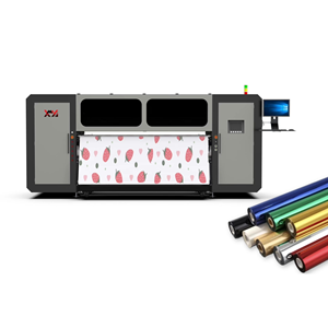 Nouvelle imprimante numérique à feuille métallique grand format, impression jet d'encre or et argent <span class=keywords><strong>sur</strong></span> <span class=keywords><strong>textile</strong></span>, 16 têtes d'impression Epson I3200, garantie 1 an - Product Image 1