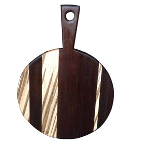 เขียงหั่นผักผลไม้สลัดพร้อมวอลนัทบอร์ดเสิร์ฟสลัดเสร็จ - Product Image 2