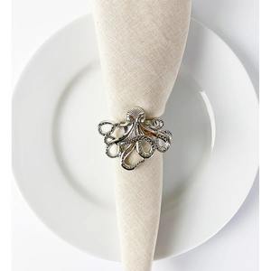 Anillo de Servilleta de Plata con Diseño de Avestruz, Tema Costero, Decoración de Mesa Elegante y Única, Perfecto para Cenas en Casa, Eventos y Recepciones, de la India - Product Image 1