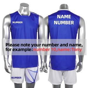 Nouveaux uniformes de volley-ball pour hommes et femmes adultes, kits d'entraînement personnalisables avec nom et numéro, Spandex/Polyester 280g - Product Image 3