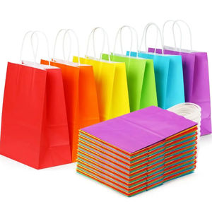 Custom Eco-Friendly Kraft Paper <b>Bags</b> <b>Gold</b> Foil Drip Recyclable Matte Aesthetic Coated Paper for Luxury Brand Supermarket - Product Image 1