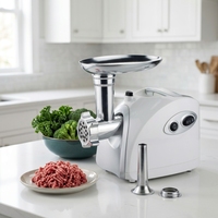 Hachoir à viande professionnel en cuivre pur 1000 W avec poignée de transport et 3 disques de broyage – Vente en gros et revente en vrac – Machine à viande de cuisine