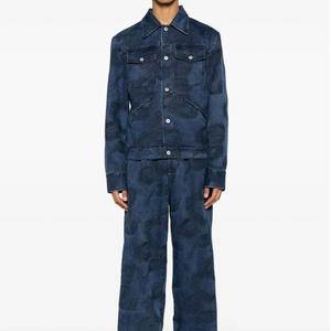 แจ็กเก็ตยีนส์ของผู้ชายทรงสลิมฟิตแบบมืออาชีพแจ็กเก็ตยีนส์สำหรับใส่กลางแจ้ง - Product Image 4