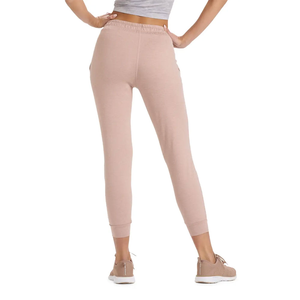 Femmes taille haute décontracté Sport survêtement pantalon couleur unie doux tricot imprimé respirant grande taille léger lavage hiver Style cordon - Product Image 5