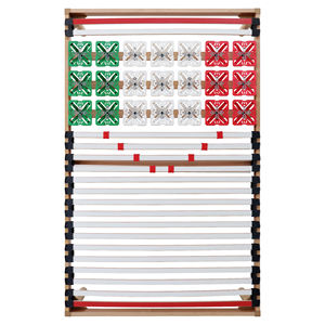 EVERGREENWEB Rete Letto Fissa Hecho en Italia, Soportes de Madera de Faggio y Amortiguadores, Ajustable y Amortiguado, Patas Desmontables - Product Image 4