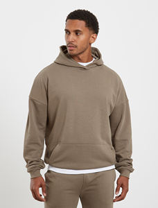 Sudaderas con capucha de lavado ácido Vintage de peso pesado de alta calidad, sudaderas con capucha personalizadas lavadas con piedra cuadrada de gran tamaño para hombres - Product Image 3