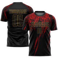 Camiseta de fútbol 100% Camiseta de fútbol de poliéster Camiseta de fútbol barata de alta calidad Camiseta de fútbol Venta al por mayor Tarifa Servicio OEM
