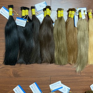 Mechones a granel de pelo de color liso, 100 gramos, para peluquería, color europeo, a granel, de Vietnam - Product Image 3