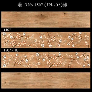 Carreaux de porcelaine imitation bois Novac Ceramic 150x900 mm, surface mate antidérapante avec impression numérique imitation bois. - Product Image 2