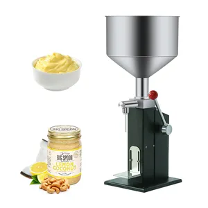 Preço competitivo Máquina de enchimento pequena de manteiga de amêndoa, caju, geléia, molho manual, garrafa, máquina de enchimento de alimentos