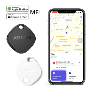 Ama-zon, gran oferta, etiqueta <span class=keywords><strong>ATUVOS</strong></span> 'Find My' MFI, buscador de llaves perdidas certificado, alarma, colgador de buscador de llaves, localizador de seguimiento GPS inteligente con sonido - Product Image 4