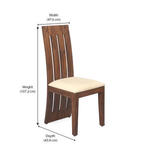 เก้าอี้ทานอาหารทำจากโครงไม้สักแท้สีธรรมชาติ สำหรับใช้ภายในและภายนอกอาคาร - Product Image 6