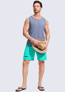 กางเกงขาสั้นผ้าโพลีเอสเตอร์สำหรับผู้ชายและผู้หญิงกางเกงขาสั้นผ้าแคนวาสสูงเนื้อผ้าระบายอากาศได้ดีแห้งเร็วออกแบบโลโก้ได้ตามต้องการ - Product Image 3