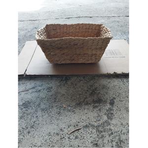 Paniers en jacinthe d'eau modernes et écologiques Conteneurs de stockage au design carré classique Multifonctionnalité Meilleur prix Rectangle - Product Image 1