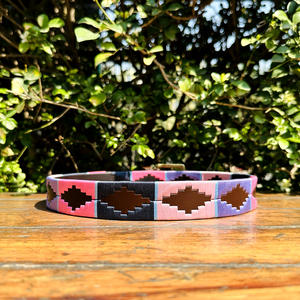 El último cinturón Polo de cuero de búfalo de agua ecuestre con hebilla de latón macizo de 35mm de ancho personalizable excelente calidad - Product Image 4