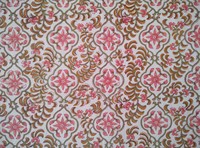 Ensemble de serviettes carrées florales modernes faites à la main en Inde, en coton réutilisable, personnalisables, bordure festonnée, broderie, mariage