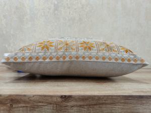 Tendance 100% coton coussin taie d'oreiller Vintage broderie nouveau Style traditionnel solide avant arrière Shamrey pour la décoration intérieure - Product Image 2