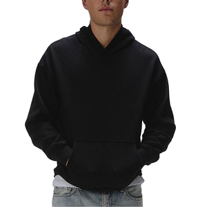 Sudaderas con capucha recortadas de alta calidad, diseño personalizado, 100% de algodón, sudaderas con capucha de peso pesado, sudaderas con capucha con hombros caídos, envío OEM DDP - Product Image 3