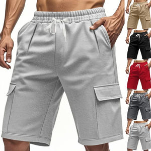 Pantalon de sport à cinq points pour hommes été respirant et respectueux de la peau lâche squat jogging décontracté multi-poches outillage shorts - Product Image 6