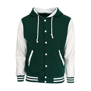 2025 unisexe Hip Hop Varsity veste bouffant imperméable avec lettres de fourrure brodées coupe ample pour hommes et femmes - Product Image 1
