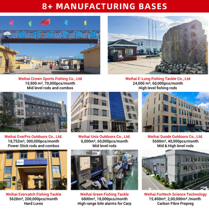 Bộ cần câu và máy câu cá bằng sợi thủy tinh, bộ đầy đủ, cần câu và máy câu baitcasting bằng sợi thủy tinh - Product Image 5