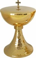 Ciboire en laiton traditionnel, nouveau design, pour les services de communion chrétienne, ciboire en laiton gravé, conçu pour l'église.