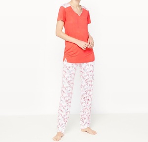 Ensembles de pyjama d'été avec logo imprimé personnalisé de haute qualité pour hommes et femmes en fil de coton et de bambou teint-Fabriqué en Inde - Product Image 1