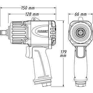 Llave de Impacto Neumática de 1/2'' con Doble Turbo Hazet - Product Image 2