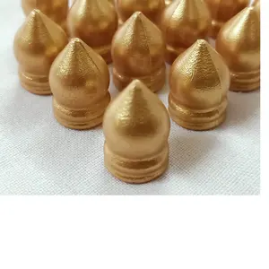 custom made gold color plastic scroll knobs ideal for use in making scroll invitations suitable for resale