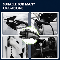 Adaptateur de charge EV DC 250A 1000V CCS2 vers CHAdeMO IP54 à contacts argentés, vente en gros, direct usine pour l'approvisionnement des flottes