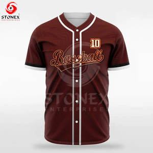 Vêtements de sport de qualité supérieure pour hommes Meilleur design Offre Spéciale polyester Maillot de baseball pour hommes - Product Image 5