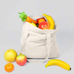 Sacs à provisions pour femmes taille personnalisable couleur unie toile fourre-tout épaule épicerie plage sac à main coton recyclé sac fourre-tout biologique - Product Image 5