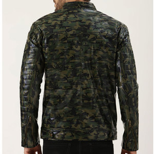 Último estilo Nueva llegada Chaqueta de cuero Venta al por mayor Chaqueta de cuero para hombres Chaqueta de cuero más vendida - Product Image 3