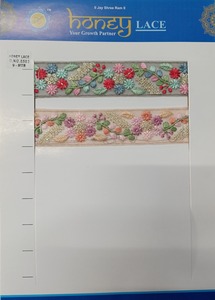 Adorno de organza suave con patrón geométrico con bordado de lentejuelas de perlas, adorno de bordado de borde con cuentas para accesorios de ropa - Product Image 2