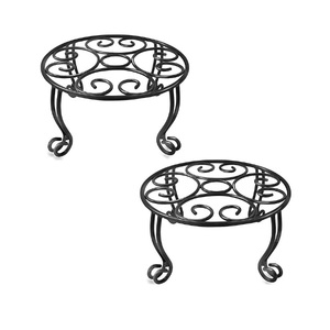 Attractive Design Round Shape Iron Plant <b>Stand</b> Flower <b>Pot</b> Plant <b>Stand</b> For Home Balcony Garden Backyard Decorative Plant <b>Stand</b> - Product Image 2