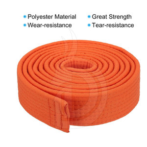 Cinturones de Entrenamiento de Taekwondo, Karate y Judo, Cinturón Profesional de Artes Marciales con Opciones de Rayas, OEM Disponible - Product Image 3