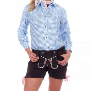 2025 le plus populaire bavarois Vintage en cuir court Lederhosen pour hommes traditionnel authentique allemand tenue haute Oktoberfest marron - Product Image 2