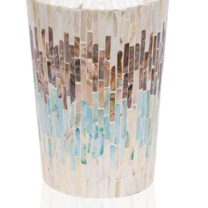 Jarrón de Mosaico Artesanal con Incrustaciones de Madreperla, Jarrón Decorativo Hecho a Mano para el Suelo, Decoración de Lujo para el Hogar, Florero - Product Image 4